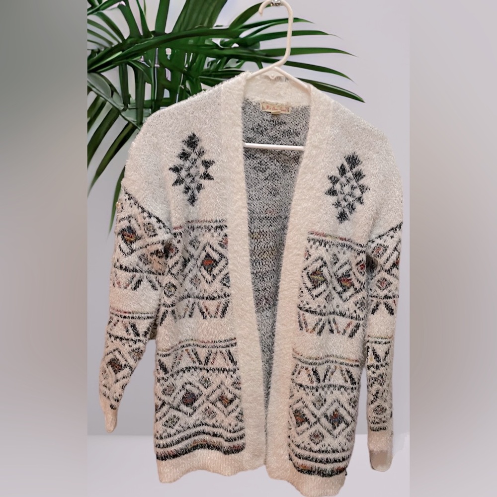 It’s Our Time cozy Aztec cardigan